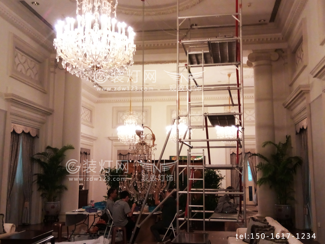 新加坡总统府灯具维修